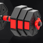 Oxodoi Weights Dumbbell Barbell Set, 22Lbs 44Lbs 66Lbs 3 in 1 Adjustable Weights Dumbbells Set, Home Fitness Weight Set Gym Workout Exercise Training with Connecting Rod for Men Women
