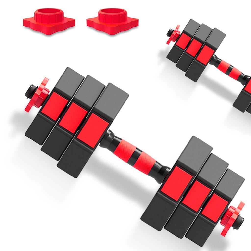 Oxodoi Weights Dumbbell Barbell Set, 22Lbs 44Lbs 66Lbs 3 in 1 Adjustable Weights Dumbbells Set, Home Fitness Weight Set Gym Workout Exercise Training with Connecting Rod for Men Women