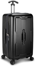 Ultimax II 26" Medium Trunk Spinner Luggage, Matte Black, Checked Inch