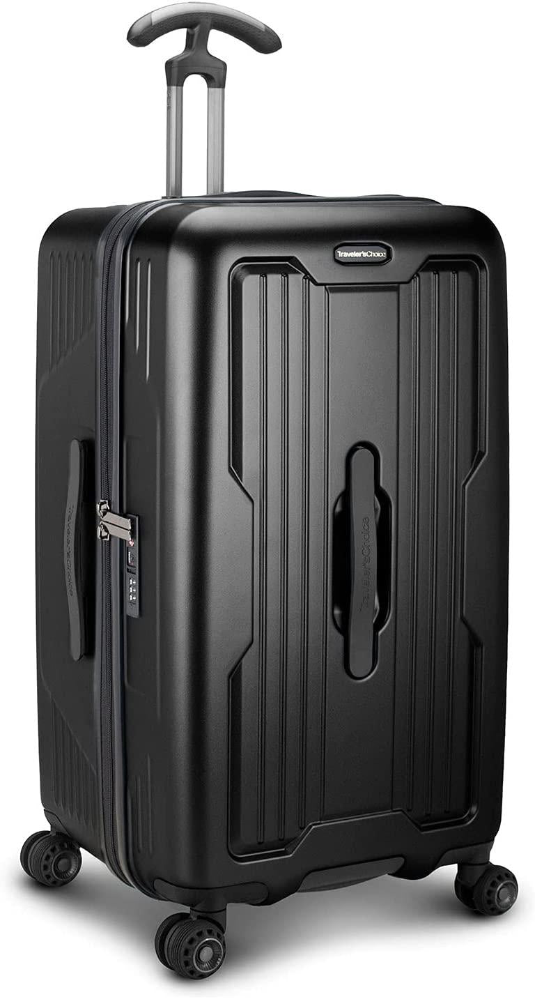 Ultimax II 26" Medium Trunk Spinner Luggage, Matte Black, Checked Inch