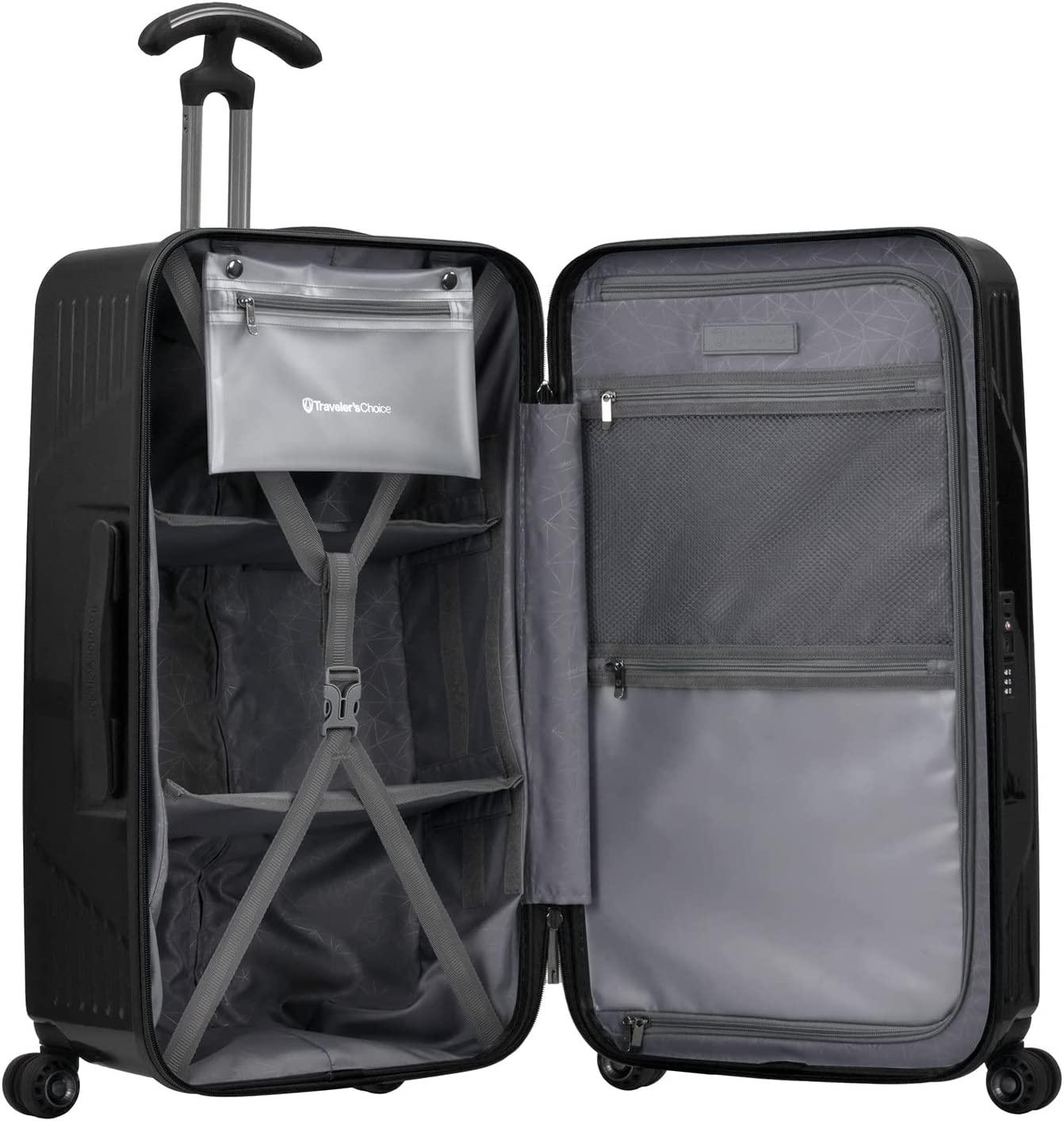 Ultimax II 26" Medium Trunk Spinner Luggage, Matte Black, Checked Inch