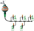 BBGS Irrigation System with Timer, Adjustable Nozzle Automatic Watering Kits, Micro Drip Irrigation Kit, Plant Watering System for Patio, Greenhouse, Lawn (Color : 30 Nozzles)