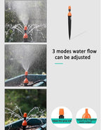 BBGS Irrigation System with Timer, Adjustable Nozzle Automatic Watering Kits, Micro Drip Irrigation Kit, Plant Watering System for Patio, Greenhouse, Lawn (Color : 30 Nozzles)