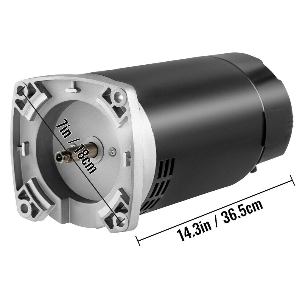 vevor 1.5 hp 115/230v pool pump motor 56y swimming pool motor replacement kit