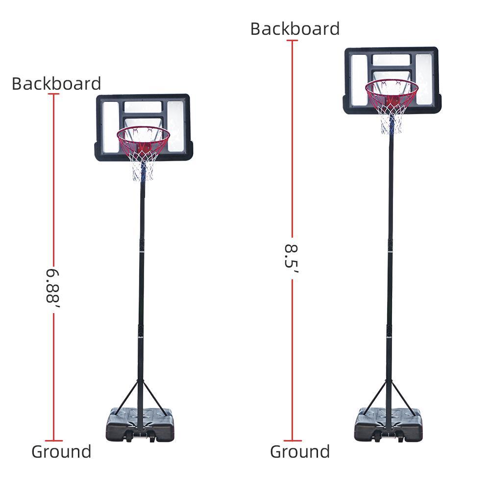 Winado Indoor Outdoor Youth Basketball Stand Backboard System