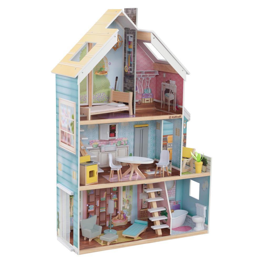 Zoey  Lights and Sounds Dollhouse with Ez Kraft Assembly