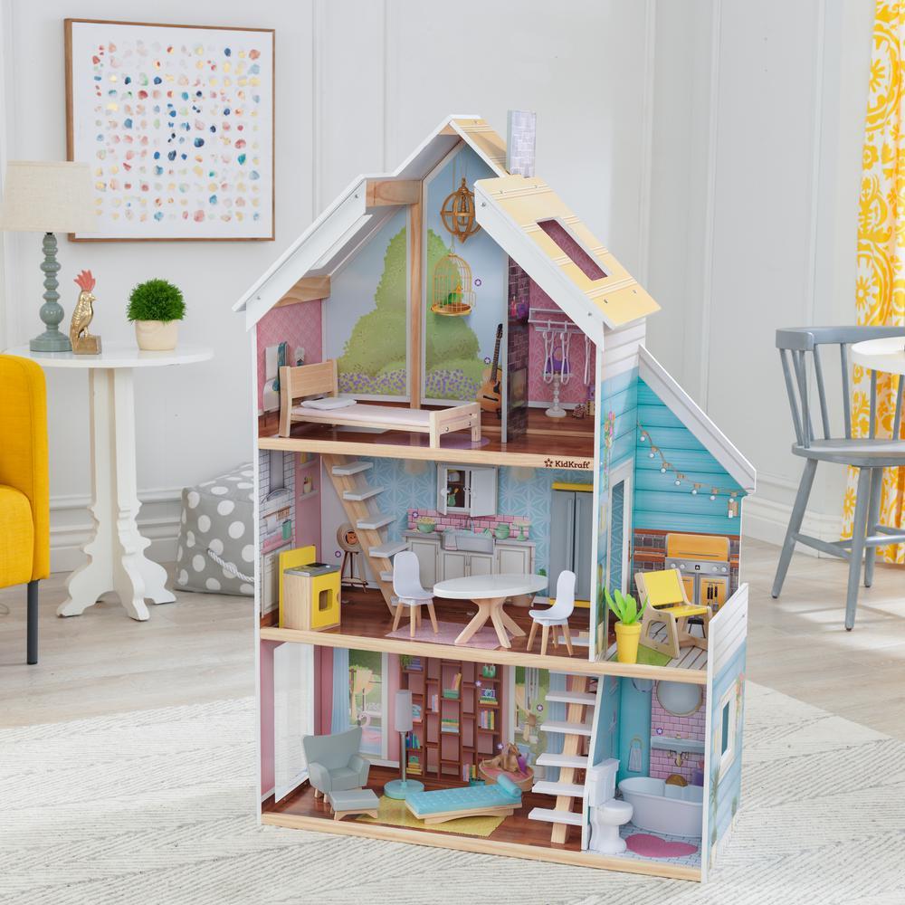 Zoey  Lights and Sounds Dollhouse with Ez Kraft Assembly