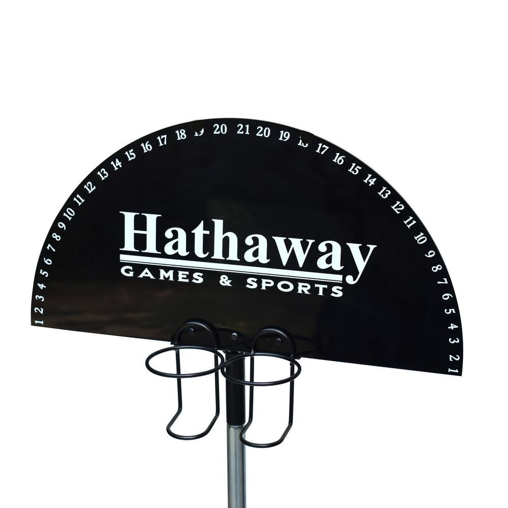 score Outdoor Game Scorer for Yard Games Horseshoes Cornhole Ladderball and Ring Toss with Drink Holders