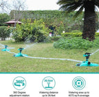 ANXIANG Garden sprinklers, Lawn Grass Garden Watering Systems, Garden Repair Tools, Water Hose Spray Water, Watering Plants is, 360 ° Rotation (Color : Blue, Size : 10)