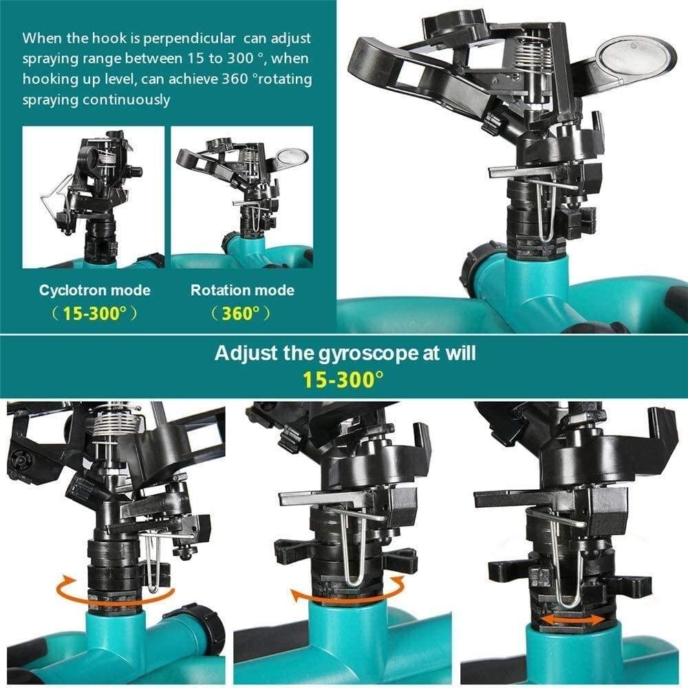 ANXIANG Garden sprinklers, Lawn Grass Garden Watering Systems, Garden Repair Tools, Water Hose Spray Water, Watering Plants is, 360 ° Rotation (Color : Blue, Size : 10)