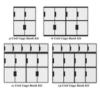 ProSelect Steel Modular Kennel Pet Cage, Medium, Sandstone