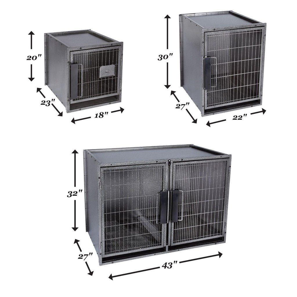 Pet Studio Proselect Modular Kennel Dog Crate in Graphite