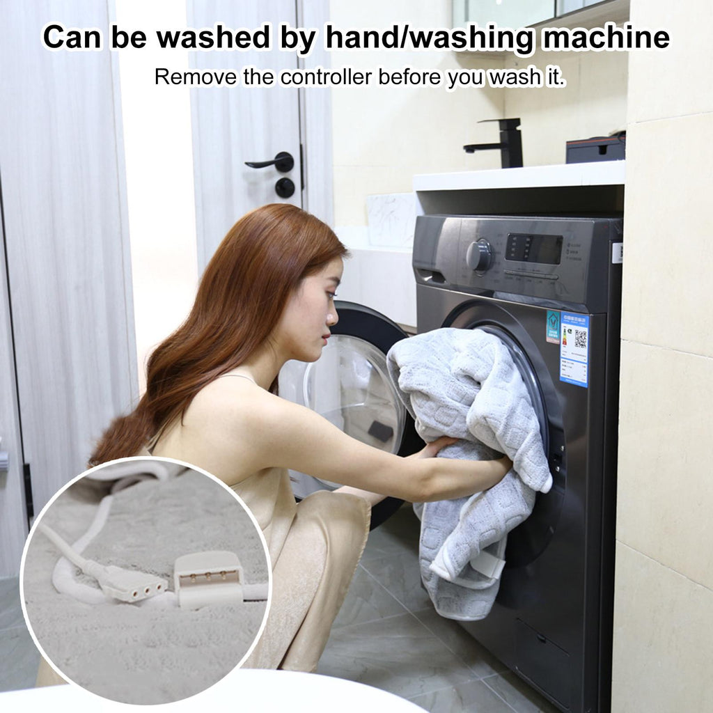 Heating Blanket EU Plug Power Saving Fast Heating-up Electric Heated Blanket Winter Warming Accessories for Cold Weather