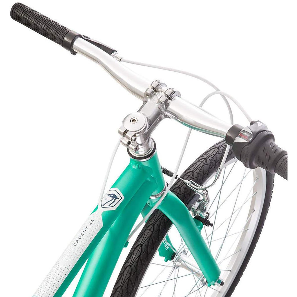 Raleigh Bicycle Alysa 24 In., Kids Flat Bar Road Bicycle for 8-12 Year Old's, Teal