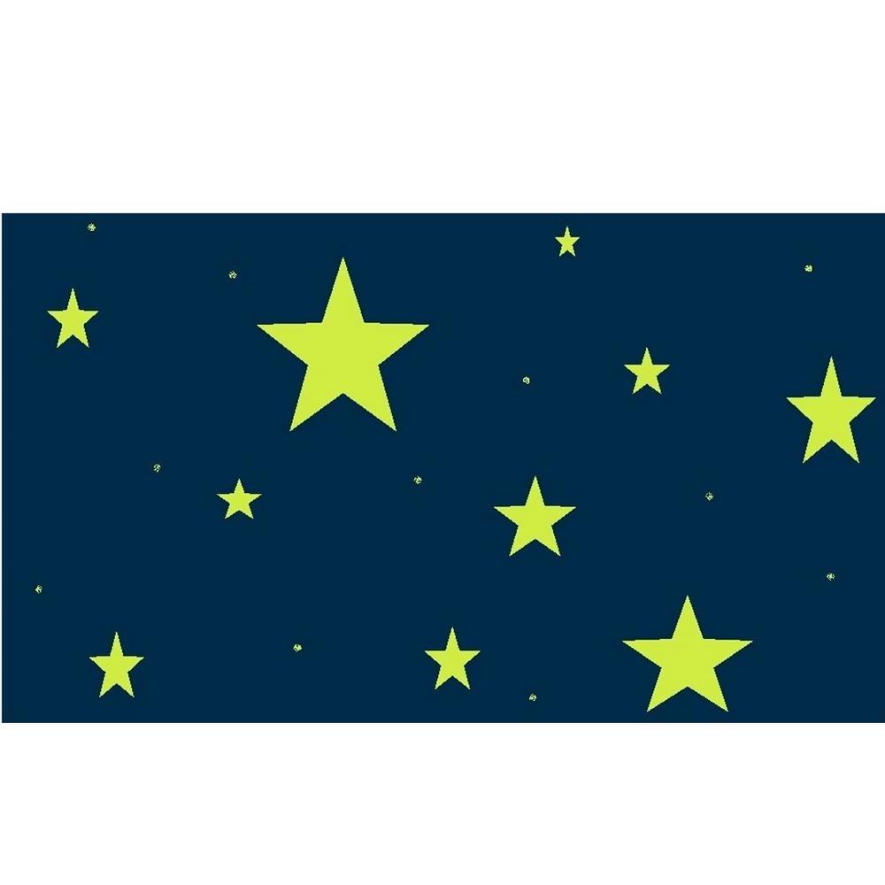 14 ft. Starry Night Trampoline Appearance Replacement Round Safety Pad with 12-Pole Sve Protectors Set