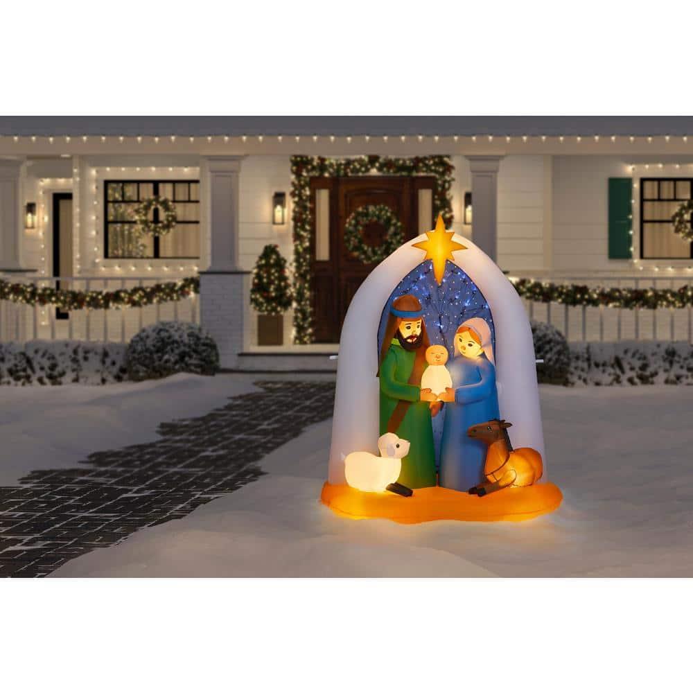 6.5 ft Nativity Scene Holiday Inflatable