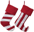 ZMDZA 2Pcs Christmas Stockings Gifts Candy Bag Kids Candy Socks Christmas Tree Home Decoration Christmas Tree Hang Pendant Xmas Stocki