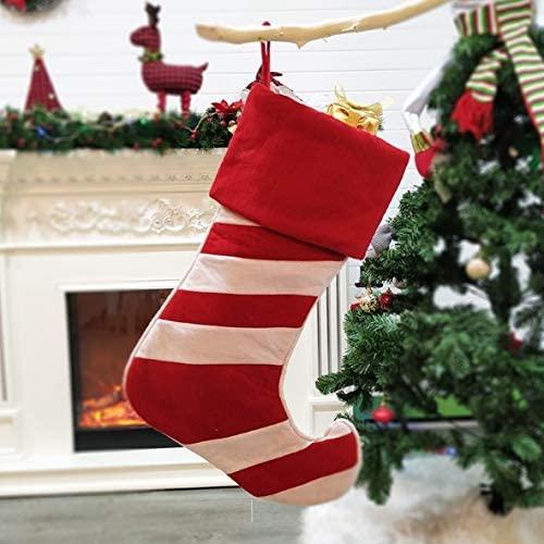 ZMDZA 2Pcs Christmas Stockings Gifts Candy Bag Kids Candy Socks Christmas Tree Home Decoration Christmas Tree Hang Pendant Xmas Stocki