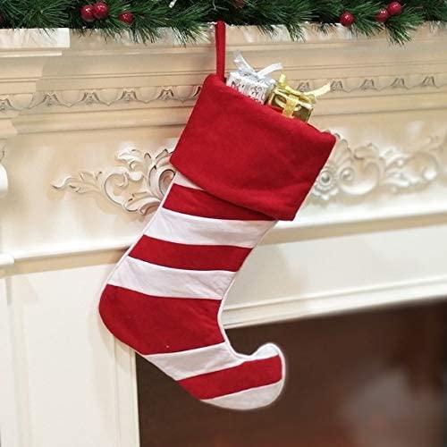 ZMDZA 2Pcs Christmas Stockings Gifts Candy Bag Kids Candy Socks Christmas Tree Home Decoration Christmas Tree Hang Pendant Xmas Stocki