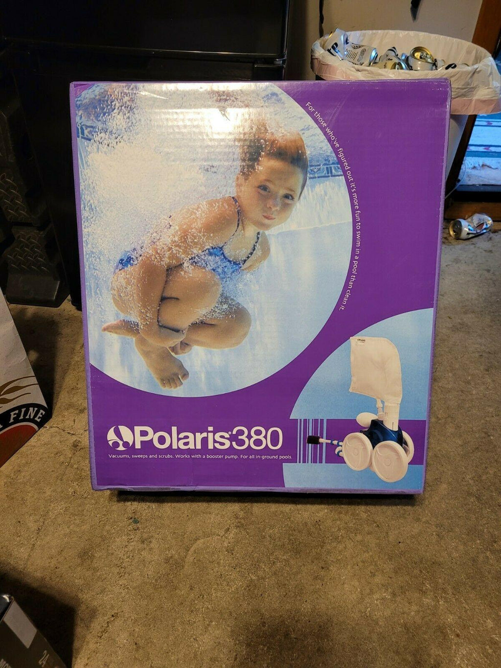 polaris 380 pressure side automatic pool cleaner (f3)