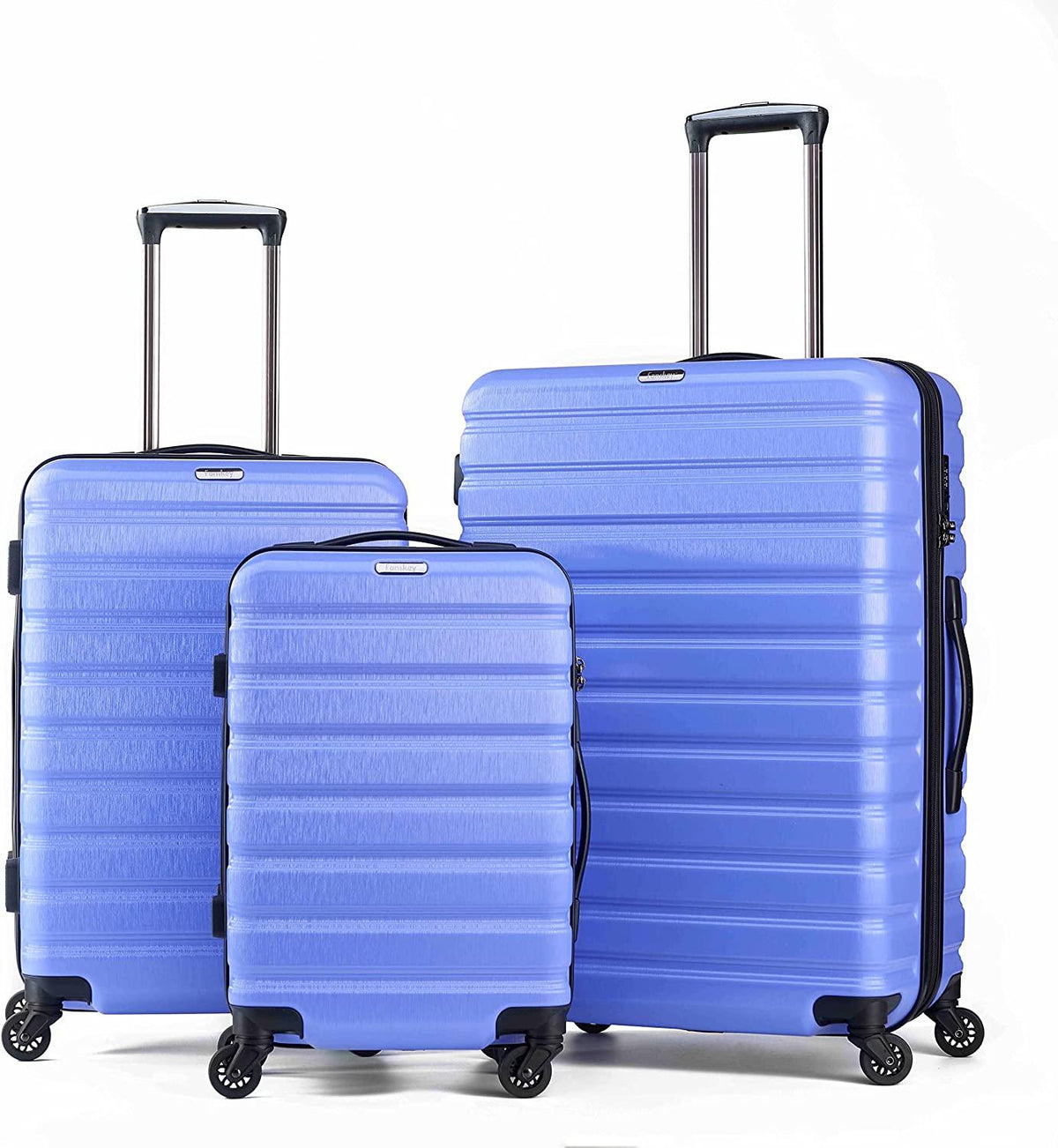 Luggage, 3 Piece Set Suitcase with Spinner wheels, TSA LockHardshell, Lightweight (Very Peri)