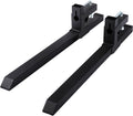 mophorn pallet forks 30" 1500 lbs max, clamp on tractor bucket forks 43" total length, heavy duty front loader forks, fork attachment for skid steer,loader bucket
