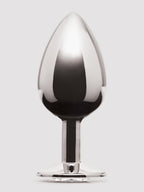 Lovehoney Jeweled Metal Medium Butt Plug 3 Inch , Silver