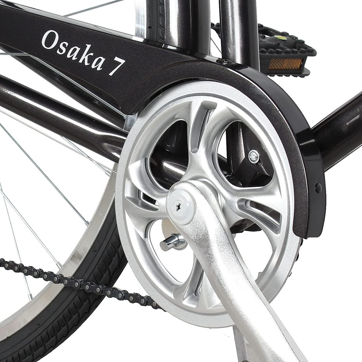 Tracer Osaka Hybrid Bikes for Men,Steel Frame, Nexus Inter 3/7 Speed,15-18 Inch,700c Wheels,Brown Seat Brown Grips, Road Bike,City Bike,Mens Bike,Multiple Colors