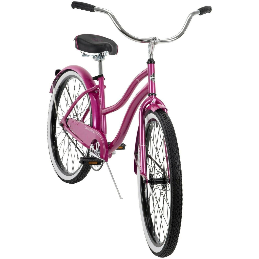 Huffy 26 In. Cranbrook Women's Beach Cruiser Bike, Pink, Bicycles