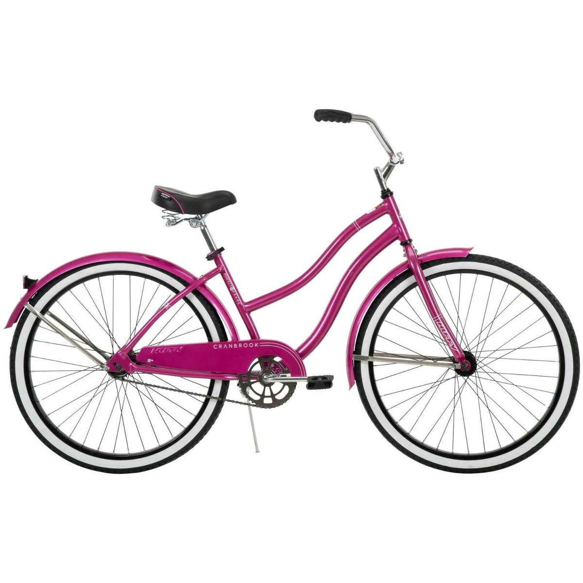 Huffy 26 In. Cranbrook Women's Beach Cruiser Bike, Pink, Bicycles