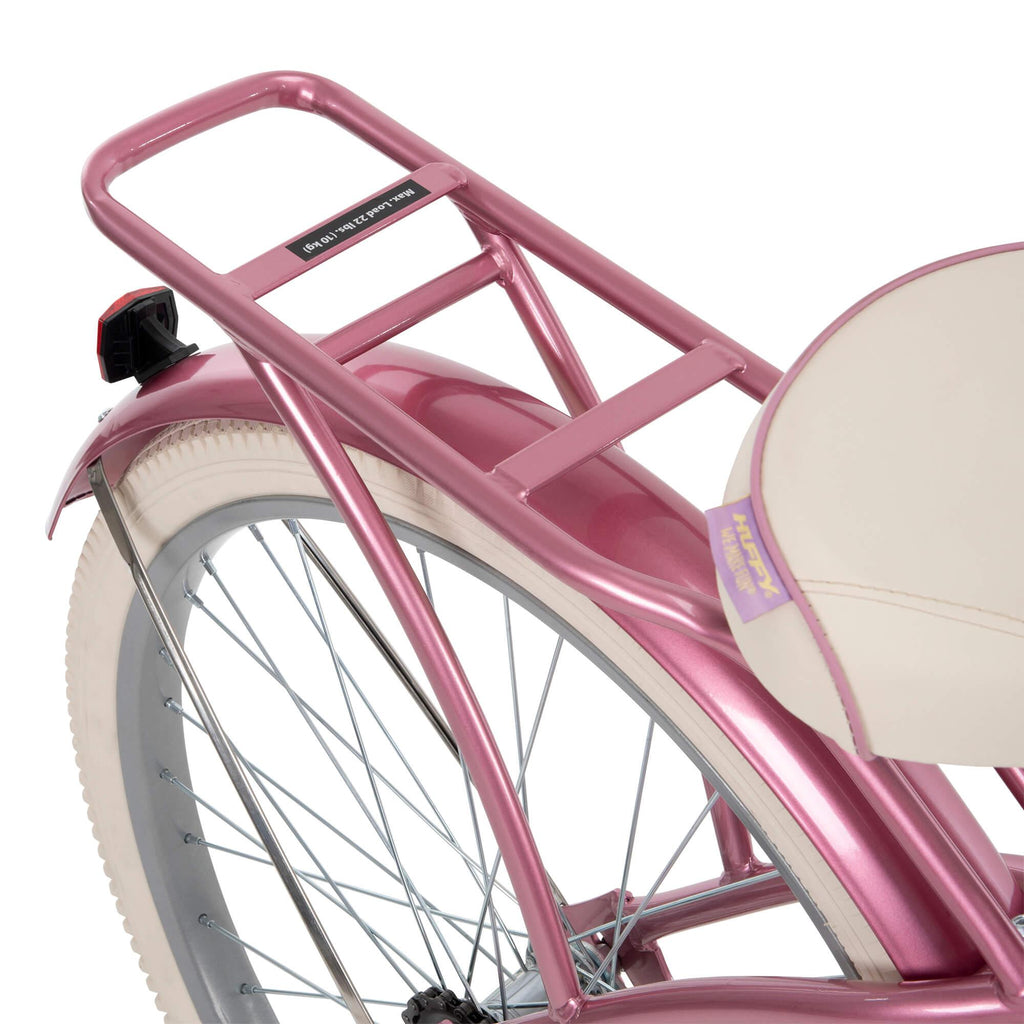 Huffy 26 In. Nel Lusso Women's Beach Cruiser Bike, Pink Taffeta