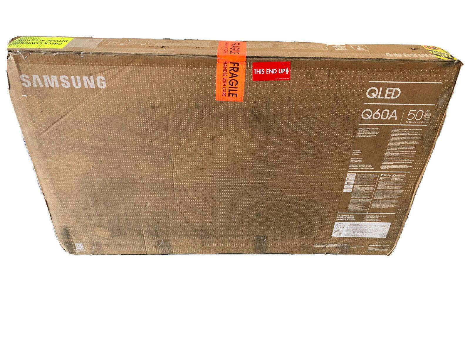 samsung qn50q60a 50" 4k qled smart tv - titan gray