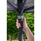 SX100 10 ft. x 10 ft. Blue Straight Leg Canopy