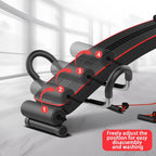Foldable Decline Sit Up Bench Crunch Board Fitness Home Gym Exercise Sport