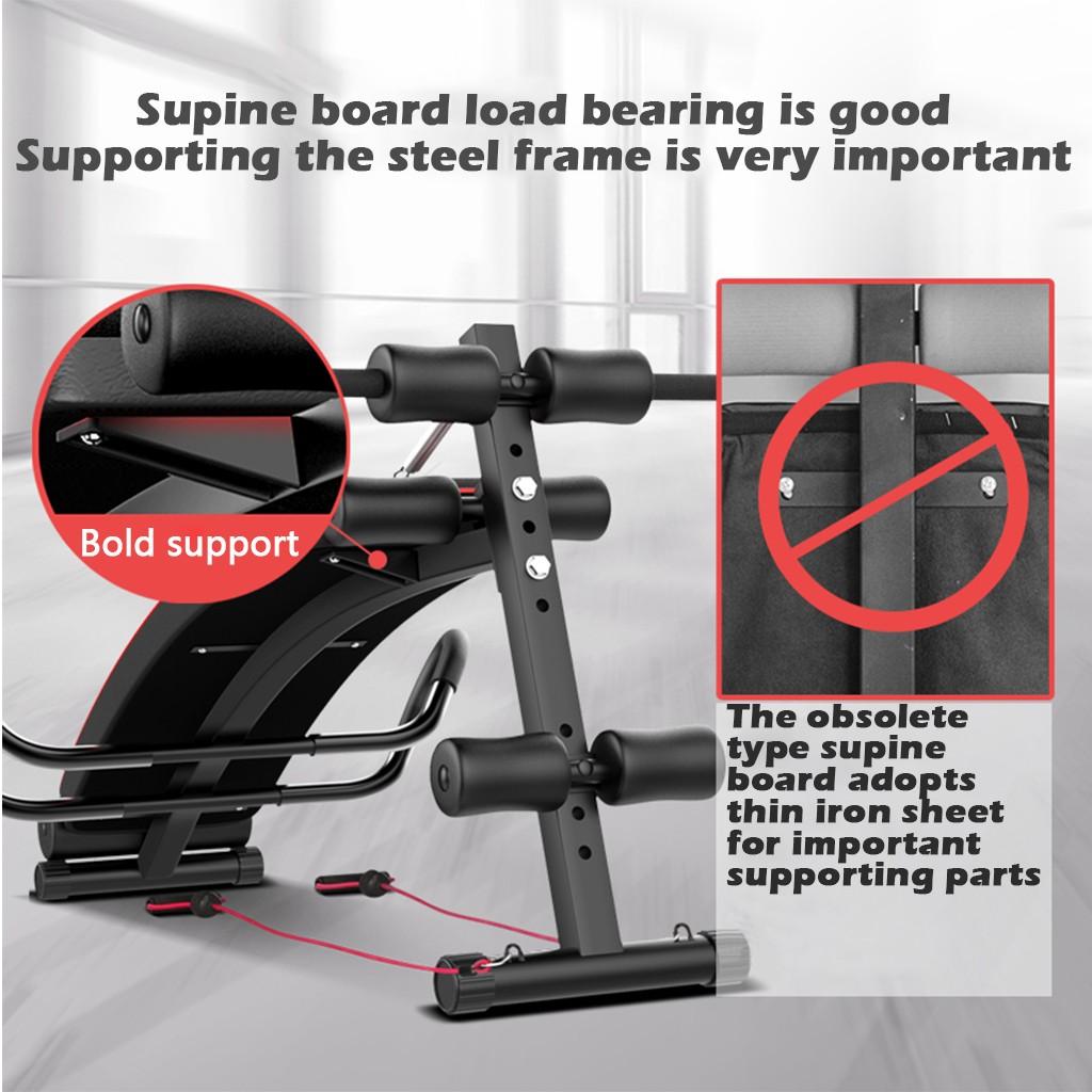Foldable Decline Sit Up Bench Crunch Board Fitness Home Gym Exercise Sport