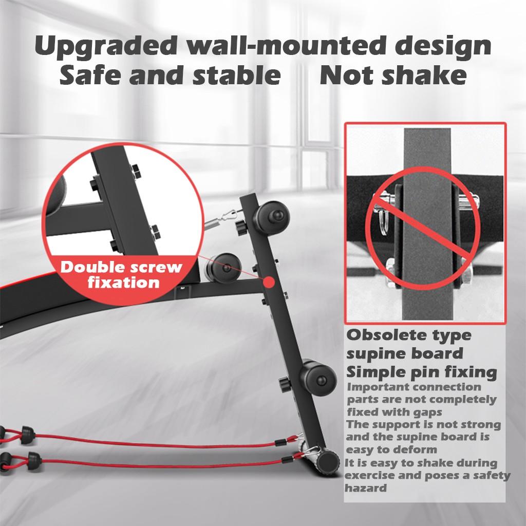 Foldable Decline Sit Up Bench Crunch Board Fitness Home Gym Exercise Sport