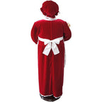 58 in. Christmas African American Dancing Mrs. Claus with Apron and Gift Sack