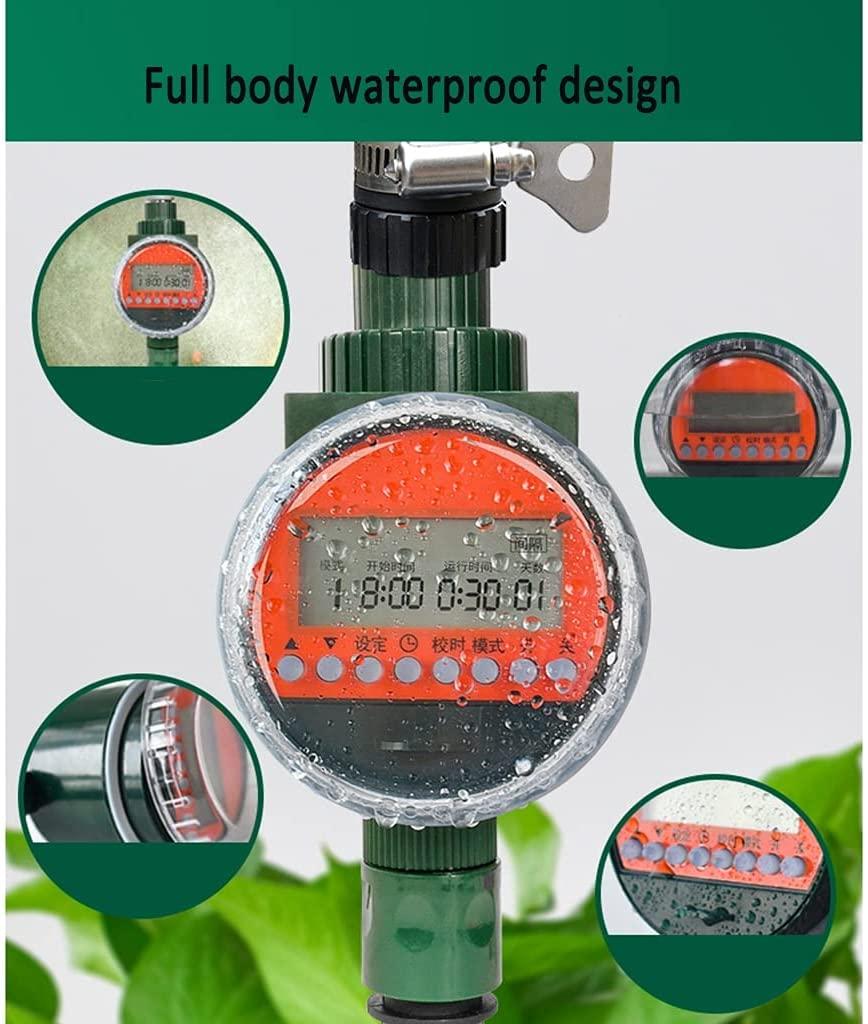 BBGS Drip Irrigation System with Timer, Garden Watering Kits, Adjustable Nozzle Mist Cooling Outdoors Balcony Patio Lawn Automatic Micro Irrigation Kit (Color : Style 3)