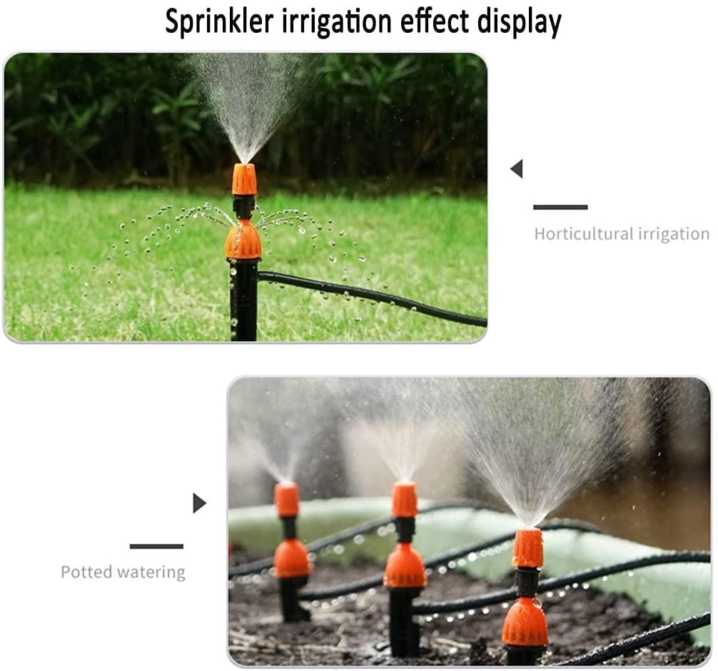 BBGS Drip Irrigation System with Timer, Garden Watering Kits, Adjustable Nozzle Mist Cooling Outdoors Balcony Patio Lawn Automatic Micro Irrigation Kit (Color : Style 3)