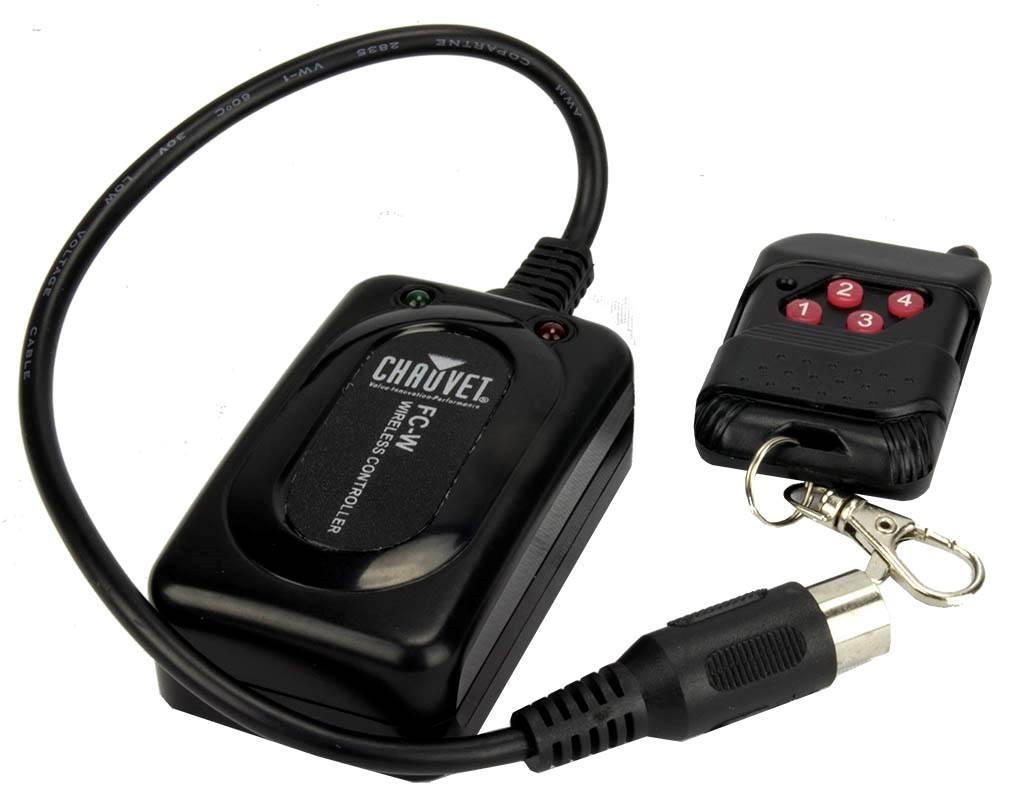 Chauvet DJ Hurricane Haze 2D Smoke Machine, Fog Juice (2 Pack) &amp; Wireless Remote