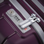 form Hardside Expandable with Double Spinner Wheels, Amethyst Purple, Checked-Large 28-Inch