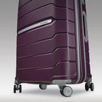 form Hardside Expandable with Double Spinner Wheels, Amethyst Purple, Checked-Large 28-Inch