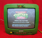 teenage mutant ninja turtles tmnt  rare  13" retro gaming tv p3815nt  game