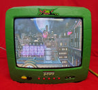 teenage mutant ninja turtles tmnt  rare  13" retro gaming tv p3815nt  game