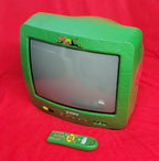 teenage mutant ninja turtles tmnt  rare  13" retro gaming tv p3815nt  game