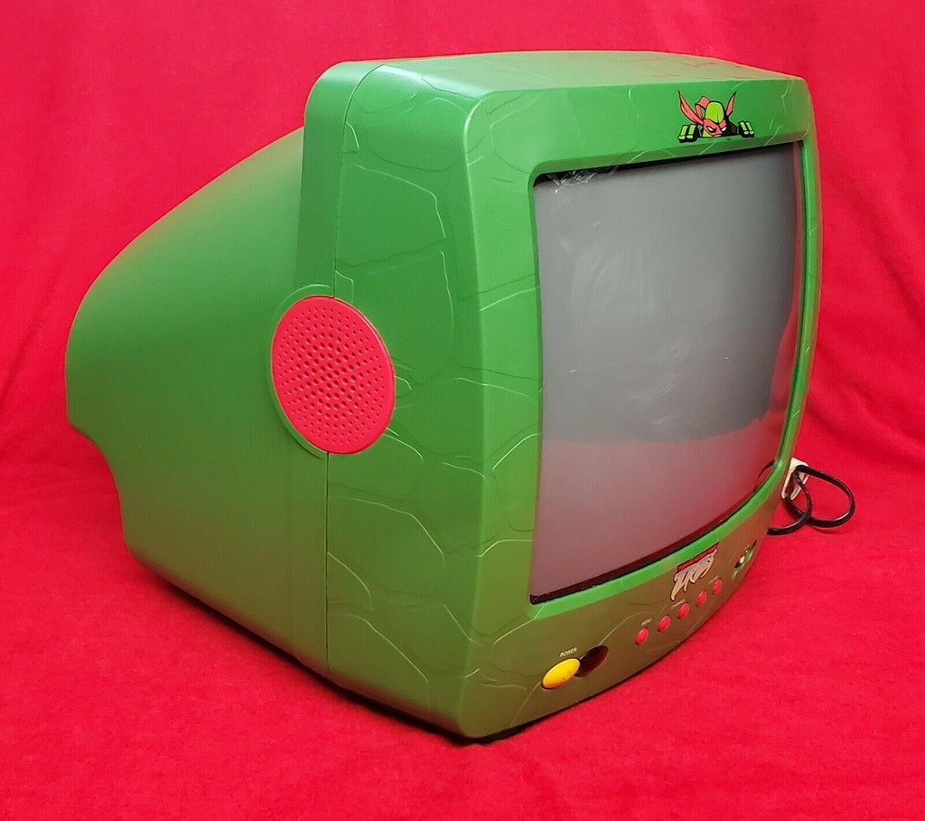 teenage mutant ninja turtles tmnt  rare  13" retro gaming tv p3815nt  game