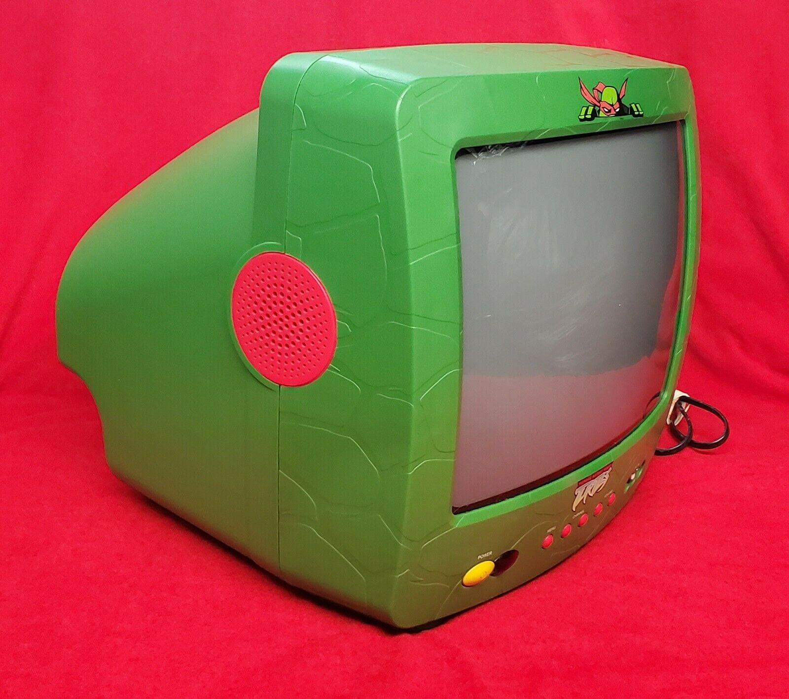 teenage mutant ninja turtles tmnt  rare  13" retro gaming tv p3815nt  game