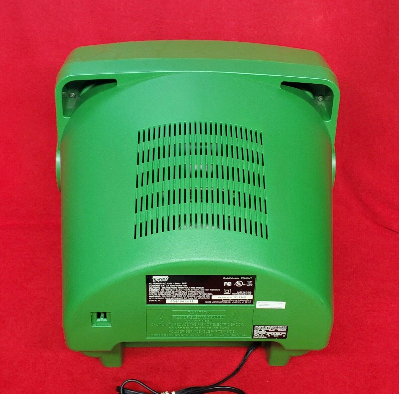 teenage mutant ninja turtles tmnt  rare  13" retro gaming tv p3815nt  game