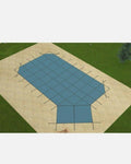 gli secur-a-pool grecian mesh swimming pool safety cover w/rightoffset step read