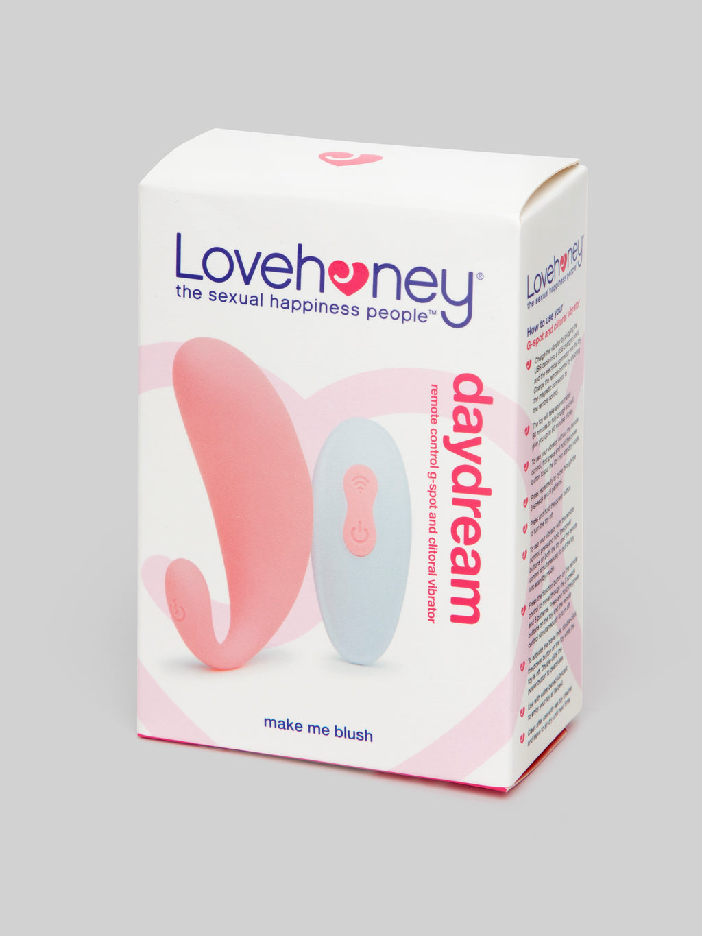 Lovehoney Daydream Vibrating Love Egg and Clitoral Stimulator, Pink